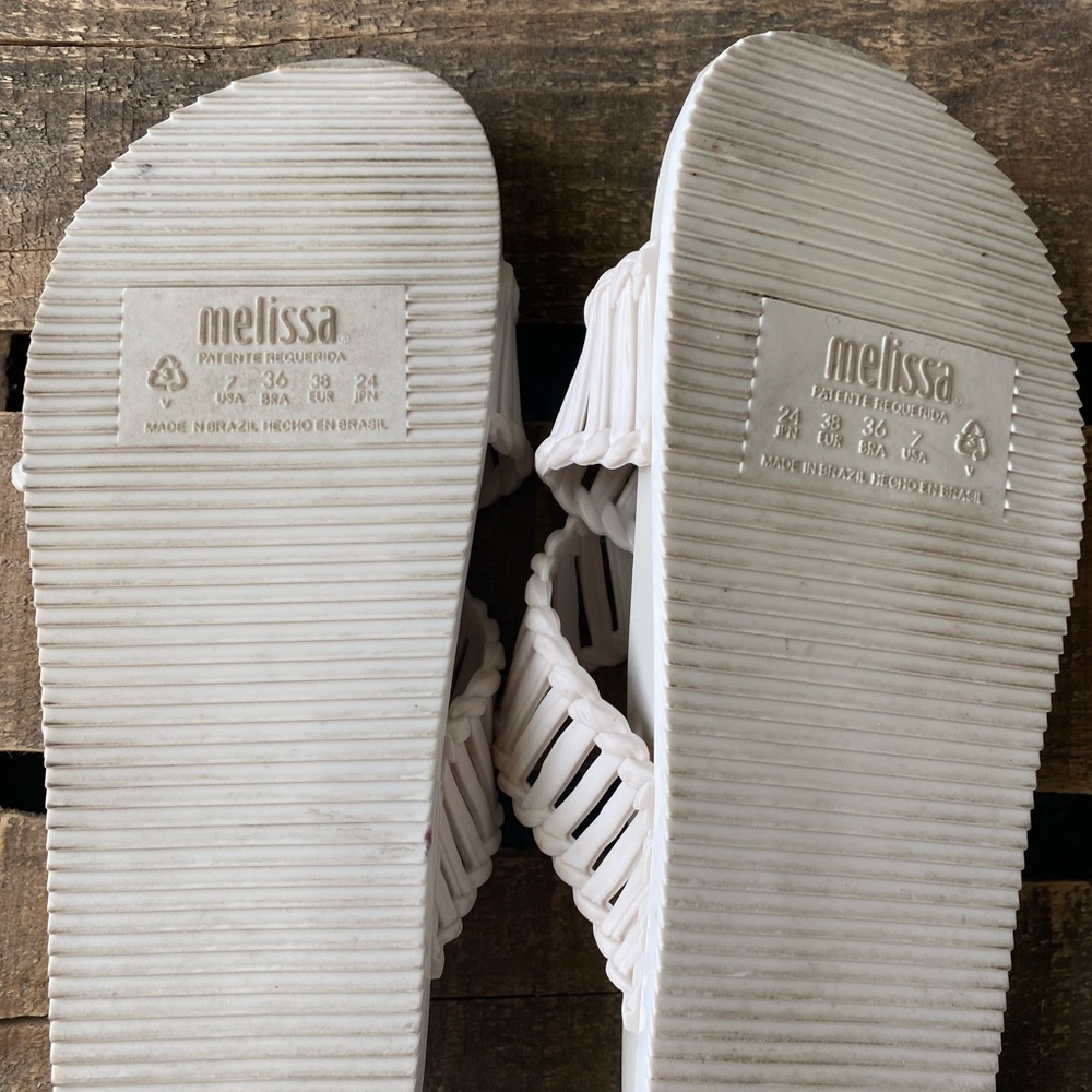 Melissa Women’s X Salinas Cosmic II slides beige size 7 - Picture 6 of 11